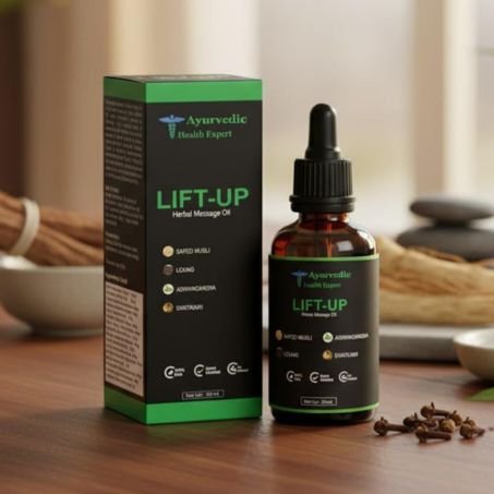 Ayurvedic Health Expert Lift UP Herbal Massage Oil in Pakistan