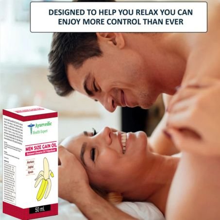 Ayurvedic Health Expert Men Size Gain Oil in Pakistan